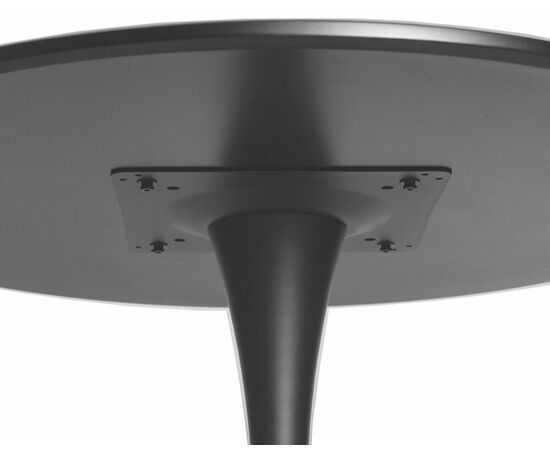 Стол обеденный MIA, черная столешница, черное основание, Вариант: черная столешница, черное основание, изображение 4 | Интернет магазин мебели и декора LifeDekor