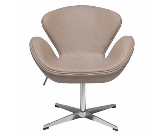 Кресло SWAN STYLE CHAIR латте, экокожа, изображение 2 | Интернет магазин мебели и декора LifeDekor