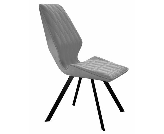 Стул DikLine 243 B22 GREY поворотный/ ножки черные, изображение 2 | Интернет магазин мебели и декора LifeDekor