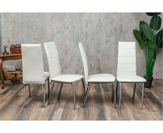 Кухонный стул SHADO Зевс бриллиант белый, изображение 4 | Интернет магазин мебели и декора LifeDekor