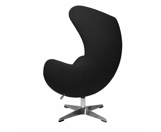 Кресло EGG CHAIR черный, экокожа, изображение 3 | Интернет магазин мебели и декора LifeDekor