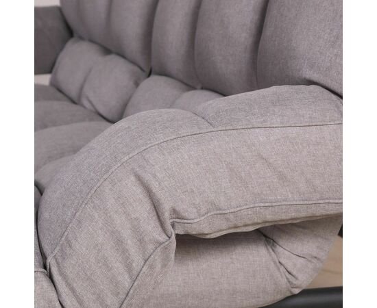 Диван-кровать трехместный Best, рогожка серый, изображение 14 | Интернет магазин мебели и декора LifeDekor