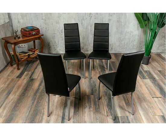 Кухонный стул SHADO Зевс бриллиант черный, изображение 5 | Интернет магазин мебели и декора LifeDekor