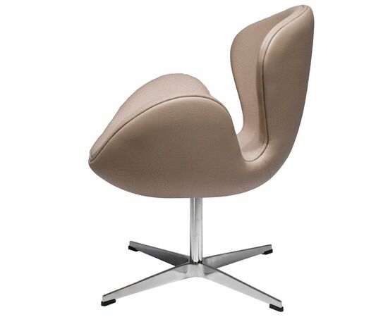Кресло SWAN STYLE CHAIR латте, экокожа, изображение 3 | Интернет магазин мебели и декора LifeDekor