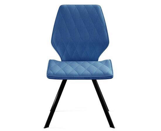 Стул DikLine 243 поворотный B8 BLUE, ножки черные, изображение 3 | Интернет магазин мебели и декора LifeDekor