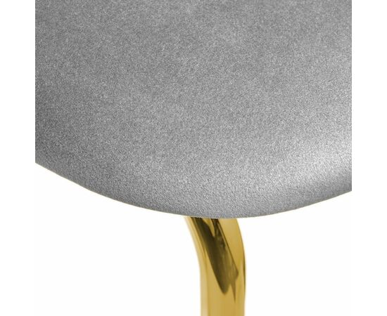 Стул Elle серый с золотыми ножками, изображение 7 | Интернет магазин мебели и декора LifeDekor