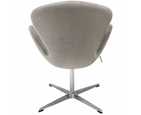 Кресло SWAN STYLE CHAIR латте, искусственная замша, изображение 5 | Интернет магазин мебели и декора LifeDekor