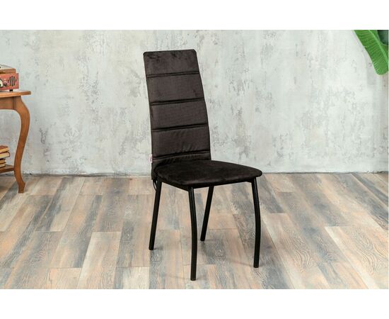 Кухонный стул SHADO Зевс черный велюр, черный каркас | Интернет магазин мебели и декора LifeDekor