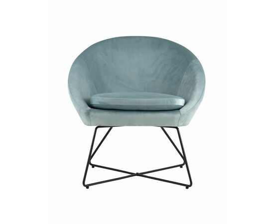 Кресло Колумбия пыльно-голубое, изображение 7 | Интернет магазин мебели и декора LifeDekor