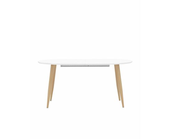 Стол обеденный Берген раскладной 160-190-220*90 белый, изображение 6 | Интернет магазин мебели и декора LifeDekor