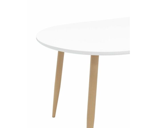 Стол обеденный Берген раскладной 160-190-220*90 белый, изображение 8 | Интернет магазин мебели и декора LifeDekor