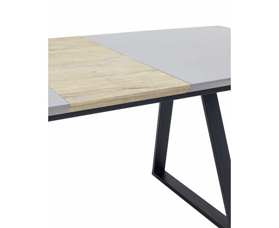 Стол обеденный Детройт раскладной 160-200*90 серый, изображение 19 | Интернет магазин мебели и декора LifeDekor