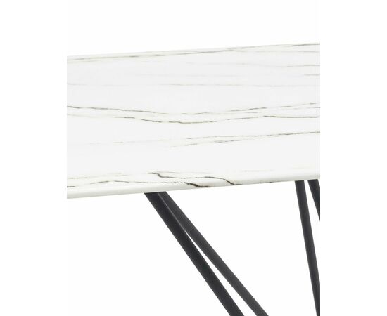 Стол обеденный Сакраменто 140*90 белый стеклянный, изображение 6 | Интернет магазин мебели и декора LifeDekor