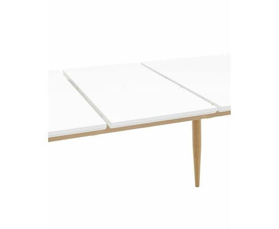 Стол обеденный Стокгольм раскладной 120-160*80 белый, изображение 14 | Интернет магазин мебели и декора LifeDekor