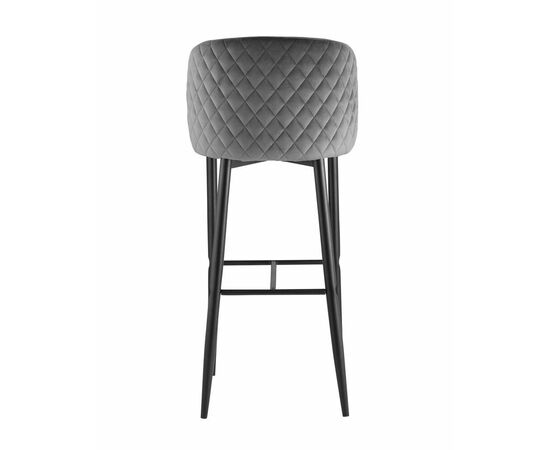 Стул барный Оскар велюр серый, изображение 7 | Интернет магазин мебели и декора LifeDekor