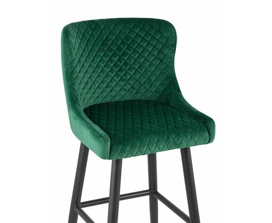 Стул барный Ститч велюр изумрудный, изображение 15 | Интернет магазин мебели и декора LifeDekor