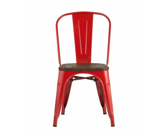 Стул TOLIX WOOD красный глянцевый, изображение 5 | Интернет магазин мебели и декора LifeDekor