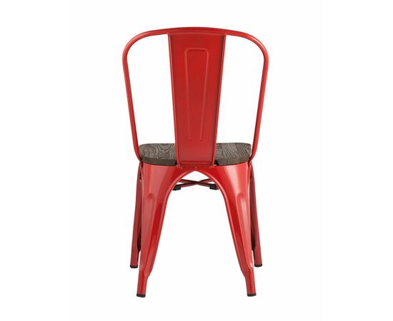 Стул TOLIX WOOD красный глянцевый, изображение 6 | Интернет магазин мебели и декора LifeDekor