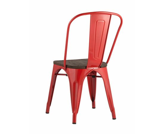 Стул TOLIX WOOD красный глянцевый, изображение 7 | Интернет магазин мебели и декора LifeDekor