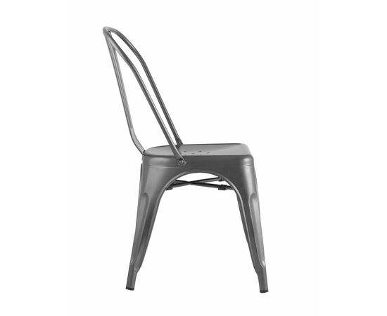 Стул TOLIX серебристый матовый, изображение 5 | Интернет магазин мебели и декора LifeDekor