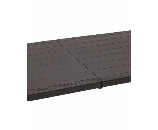 Стол складной чемодан пластиковый Кейт 180 коричневый, изображение 10 | Интернет магазин мебели и декора LifeDekor