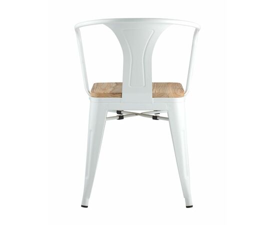 Стул TOLIX ARM WOOD с подлокотниками белый, изображение 5 | Интернет магазин мебели и декора LifeDekor