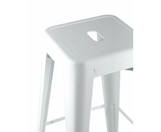 Стул барный TOLIX белый глянцевый, изображение 7 | Интернет магазин мебели и декора LifeDekor