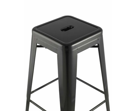 Стул барный TOLIX черный глянцевый, изображение 5 | Интернет магазин мебели и декора LifeDekor