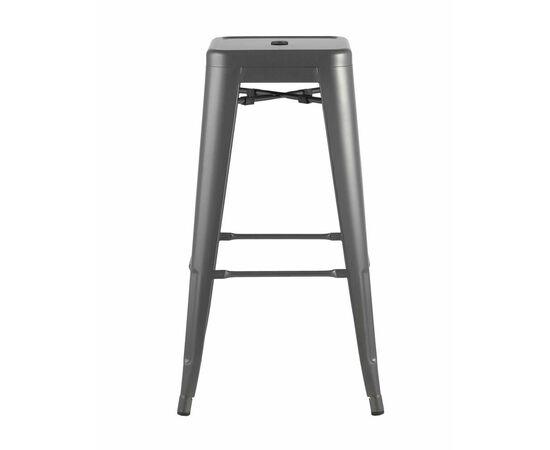 Стул барный TOLIX серебристый матовый, изображение 4 | Интернет магазин мебели и декора LifeDekor