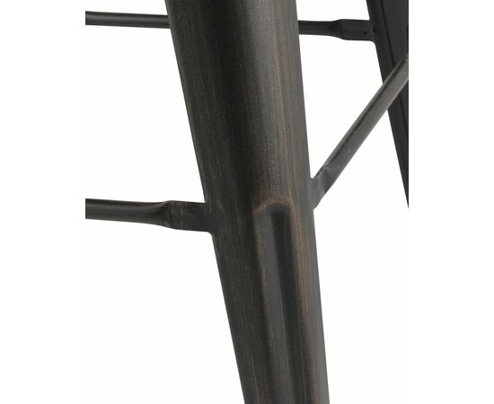 Стул барный TOLIX WOOD черный патина золото, изображение 7 | Интернет магазин мебели и декора LifeDekor