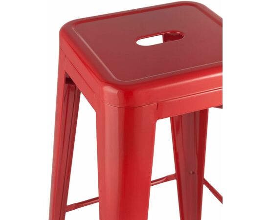 Стул барный TOLIX красный глянцевый, изображение 7 | Интернет магазин мебели и декора LifeDekor
