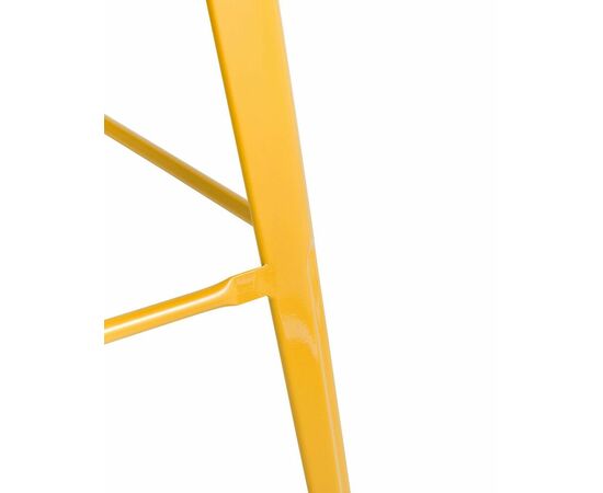 Стул барный TOLIX WOOD со спинкой желтый, изображение 9 | Интернет магазин мебели и декора LifeDekor