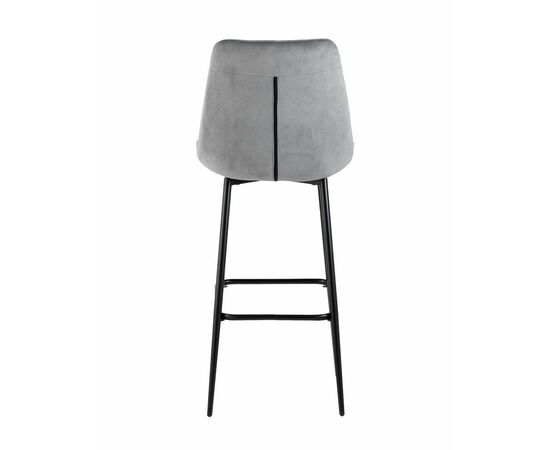 Стул барный Флекс велюр серый, изображение 4 | Интернет магазин мебели и декора LifeDekor