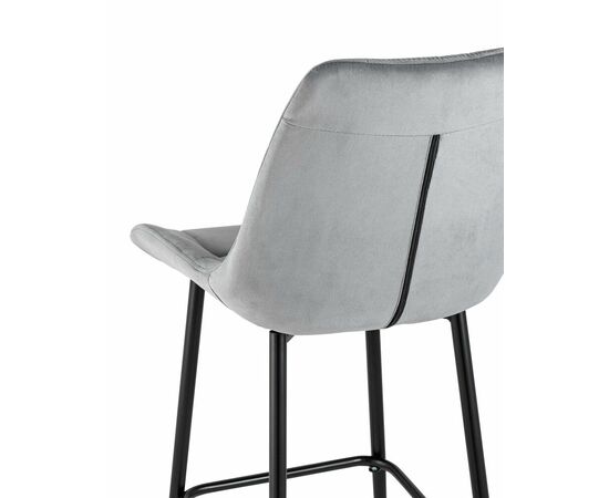 Стул барный Флекс велюр серый, изображение 6 | Интернет магазин мебели и декора LifeDekor