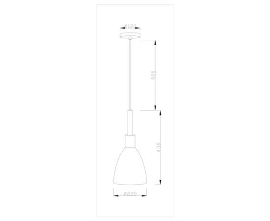 Подвесной светильник Moderli V1282-1P Toni 1*E27*60W, изображение 9 | Интернет магазин мебели и декора LifeDekor