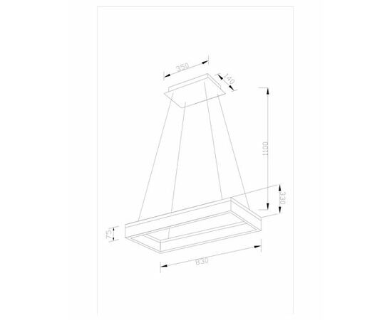 Светодиодный подвесной светильник Moderli V1730-PL Euro LED*42W, изображение 7 | Интернет магазин мебели и декора LifeDekor