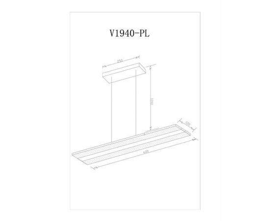 Светодиодный подвесной светильник Moderli V1940-PL Holo LED*24W, изображение 7 | Интернет магазин мебели и декора LifeDekor