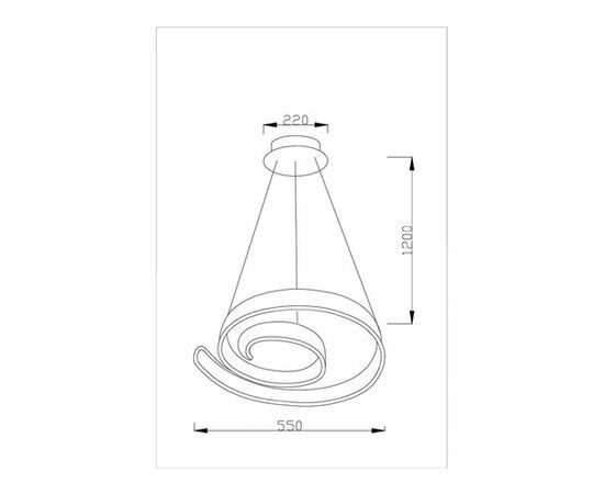 Светодиодная подвесная люстра Moderli V1950-PL Judo LED*96W, изображение 5 | Интернет магазин мебели и декора LifeDekor