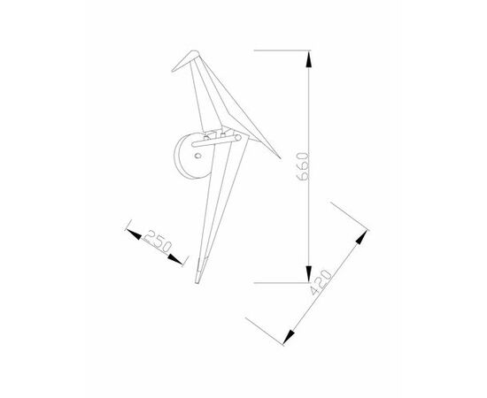 Бра светодиодное Moderli V3070-WL origami Birds 1*LED*6W, изображение 5 | Интернет магазин мебели и декора LifeDekor