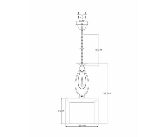 Подвесной светильник Moderli V2580-1P Dark 1*E14*60W, изображение 6 | Интернет магазин мебели и декора LifeDekor
