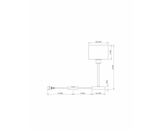 Настольная лампа Moderli V2732-1T Room 1*E27*60W, изображение 6 | Интернет магазин мебели и декора LifeDekor