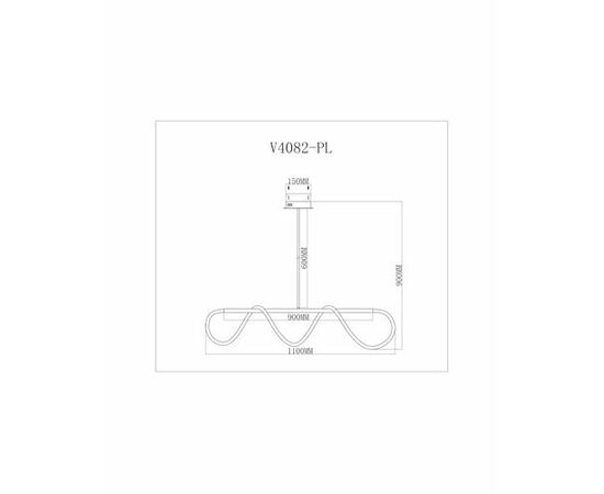 Подвесной светодиодный светильник Moderli V4082-PL True, изображение 8 | Интернет магазин мебели и декора LifeDekor