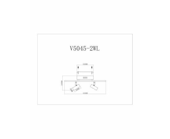 Светодиодный спот Moderli V5045-2WL Right, изображение 3 | Интернет магазин мебели и декора LifeDekor