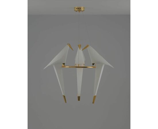 Подвесной светодиодный светильник Moderli V3071-3PL origami Birds 3*LED*6W, изображение 3 | Интернет магазин мебели и декора LifeDekor