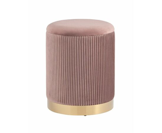Пуф Шарлотта с ящиком велюр розовый | Интернет магазин мебели и декора LifeDekor