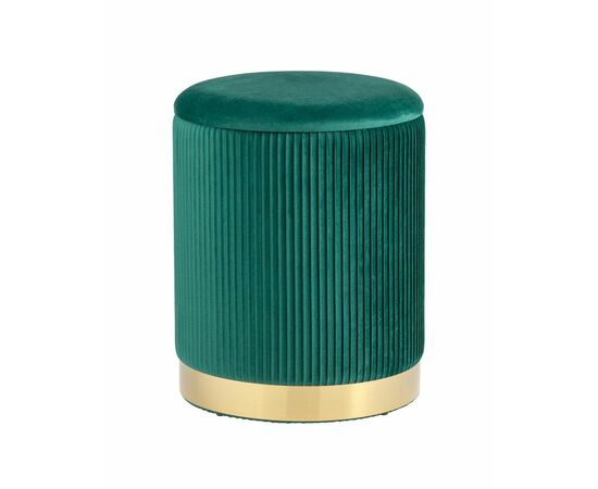 Пуф Шарлотта с ящиком велюр зеленый | Интернет магазин мебели и декора LifeDekor