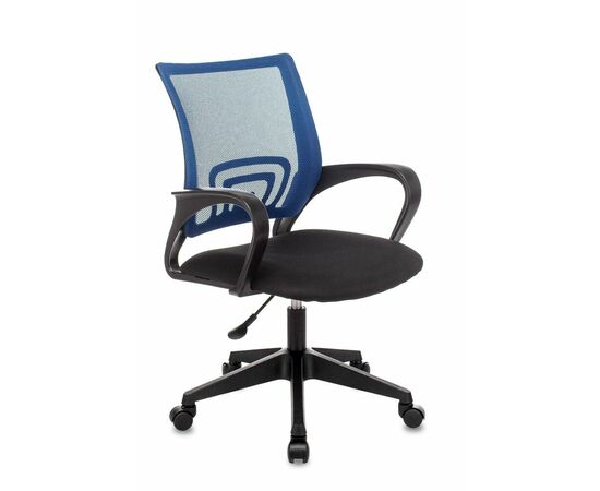 Кресло офисное TopChairs ST-Basic сетка/ткань синий | Интернет магазин мебели и декора LifeDekor