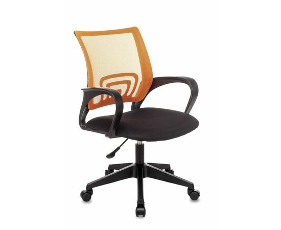 Кресло офисное TopChairs ST-Basic сетка/ткань оранжевый | Интернет магазин мебели и декора LifeDekor