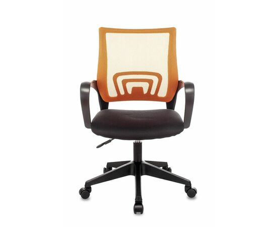 Кресло офисное TopChairs ST-Basic сетка/ткань оранжевый, изображение 4 | Интернет магазин мебели и декора LifeDekor