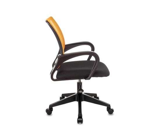 Кресло офисное TopChairs ST-Basic сетка/ткань оранжевый, изображение 5 | Интернет магазин мебели и декора LifeDekor